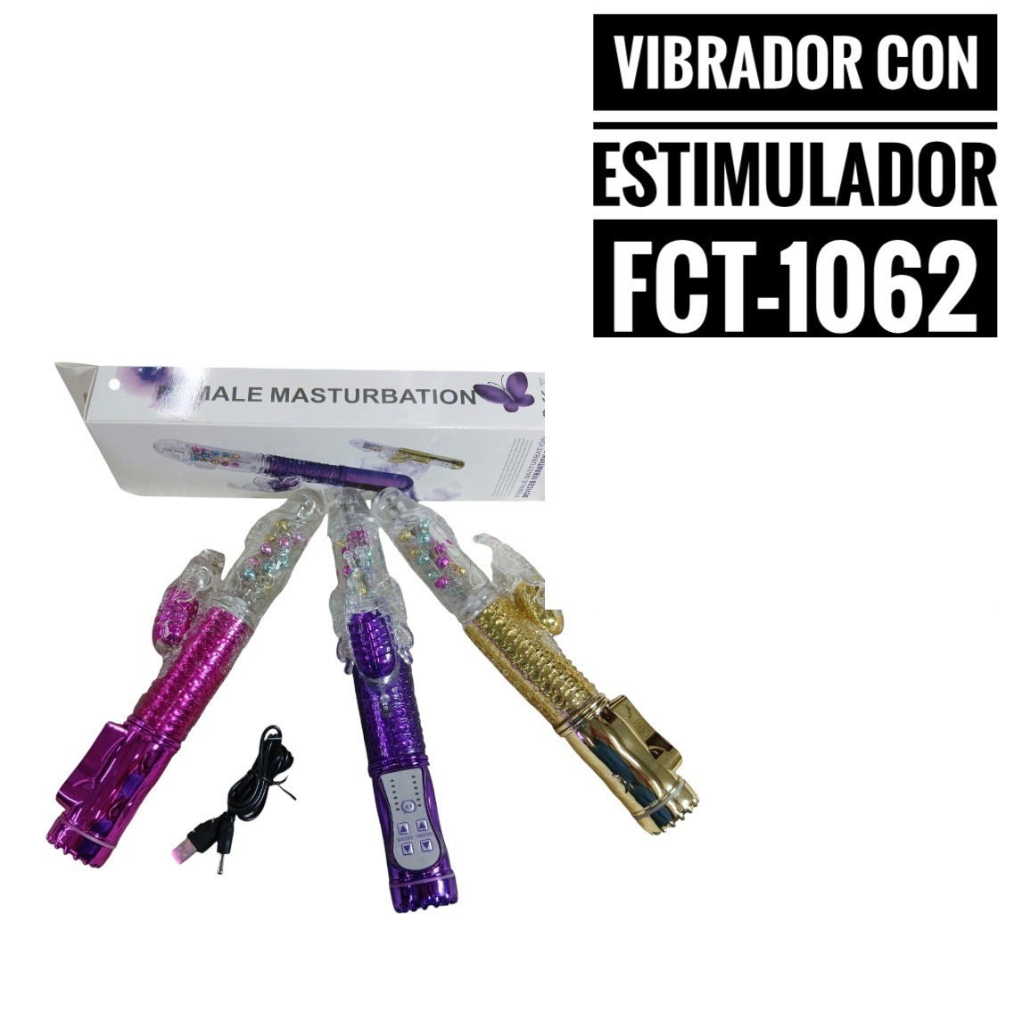 Vibrador con estimulador