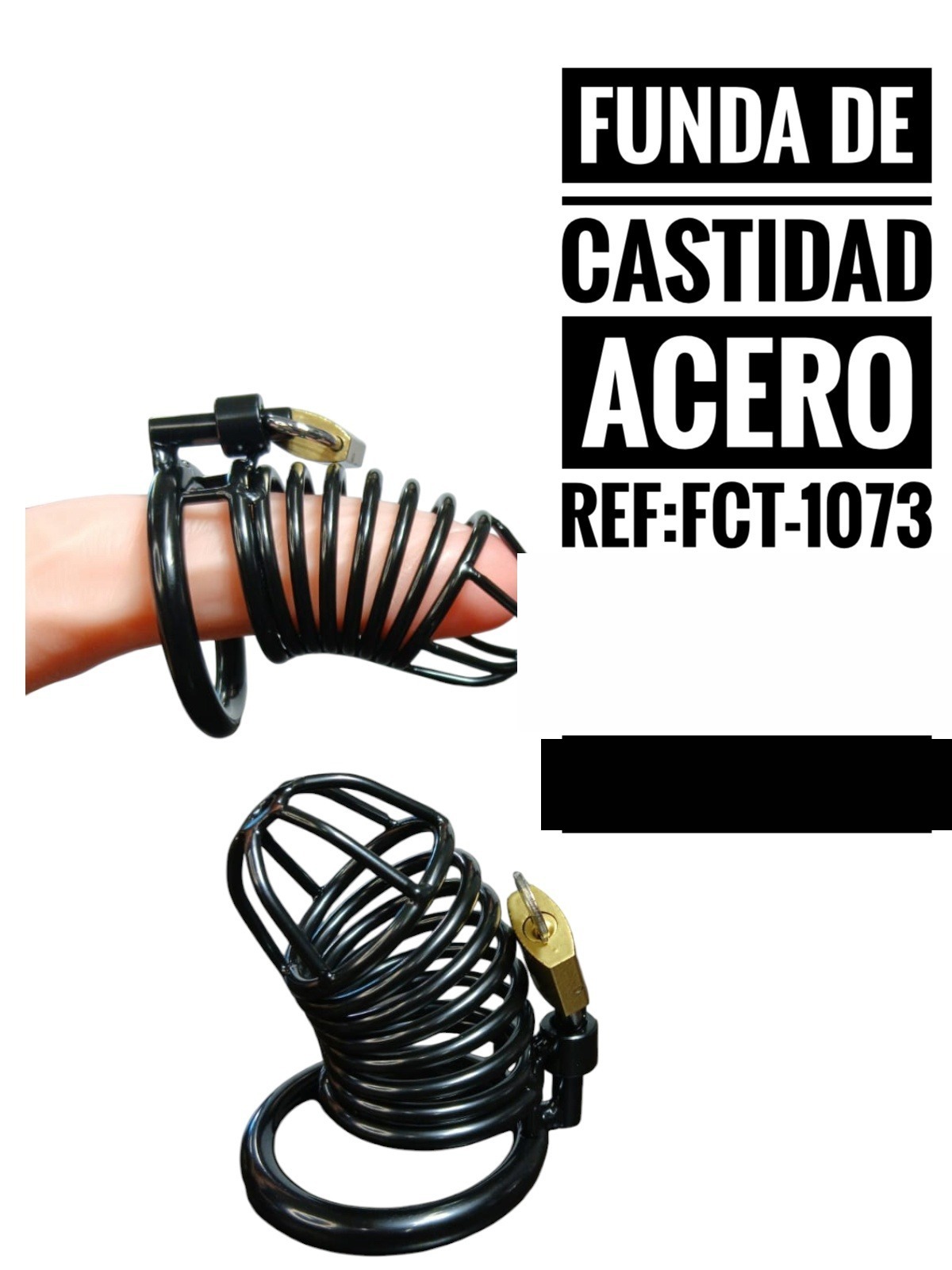 Funda de castidad acero