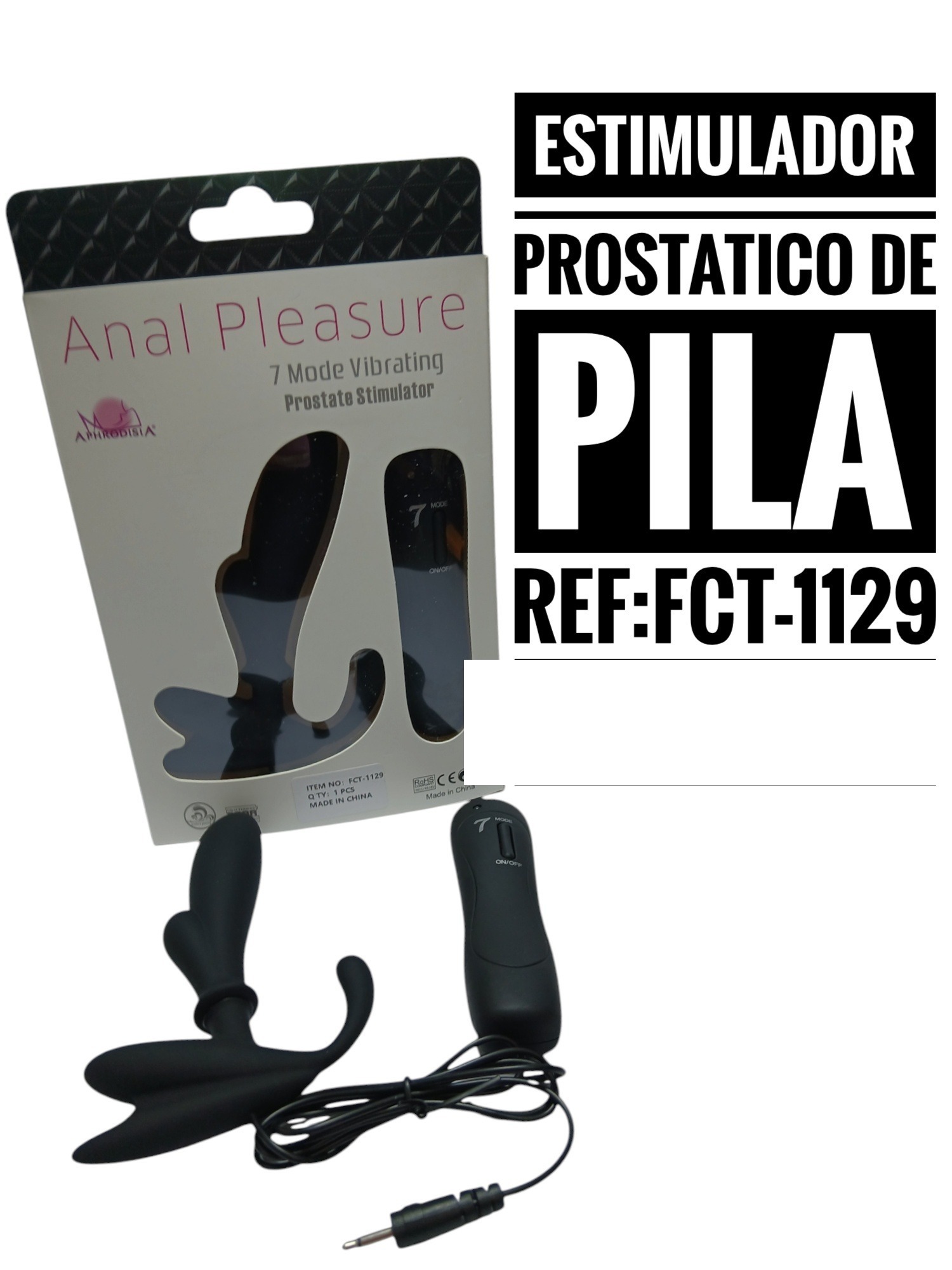 Estimulador prostático de pila