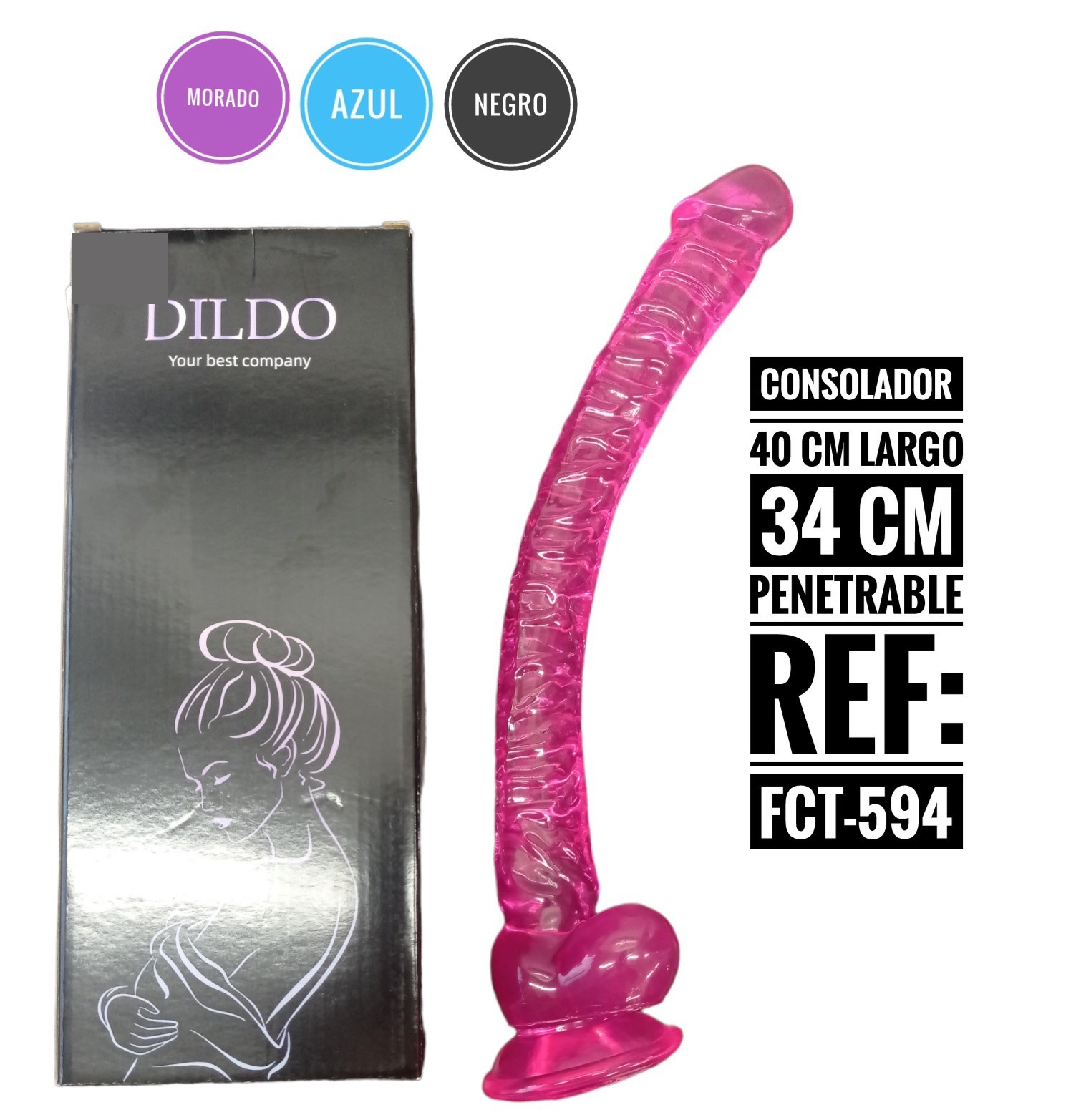 Consolador 40cm