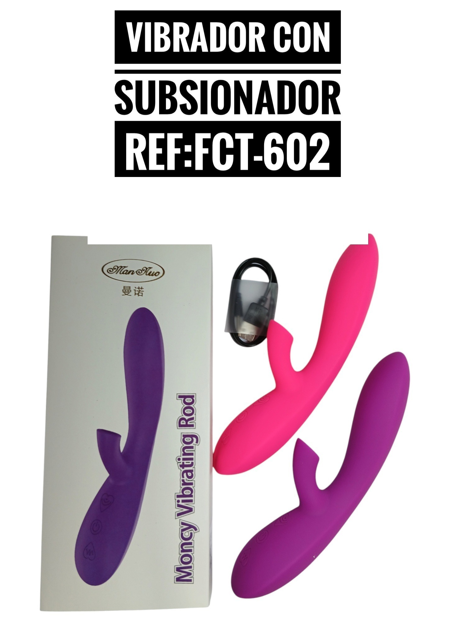 Vibrador con succionador