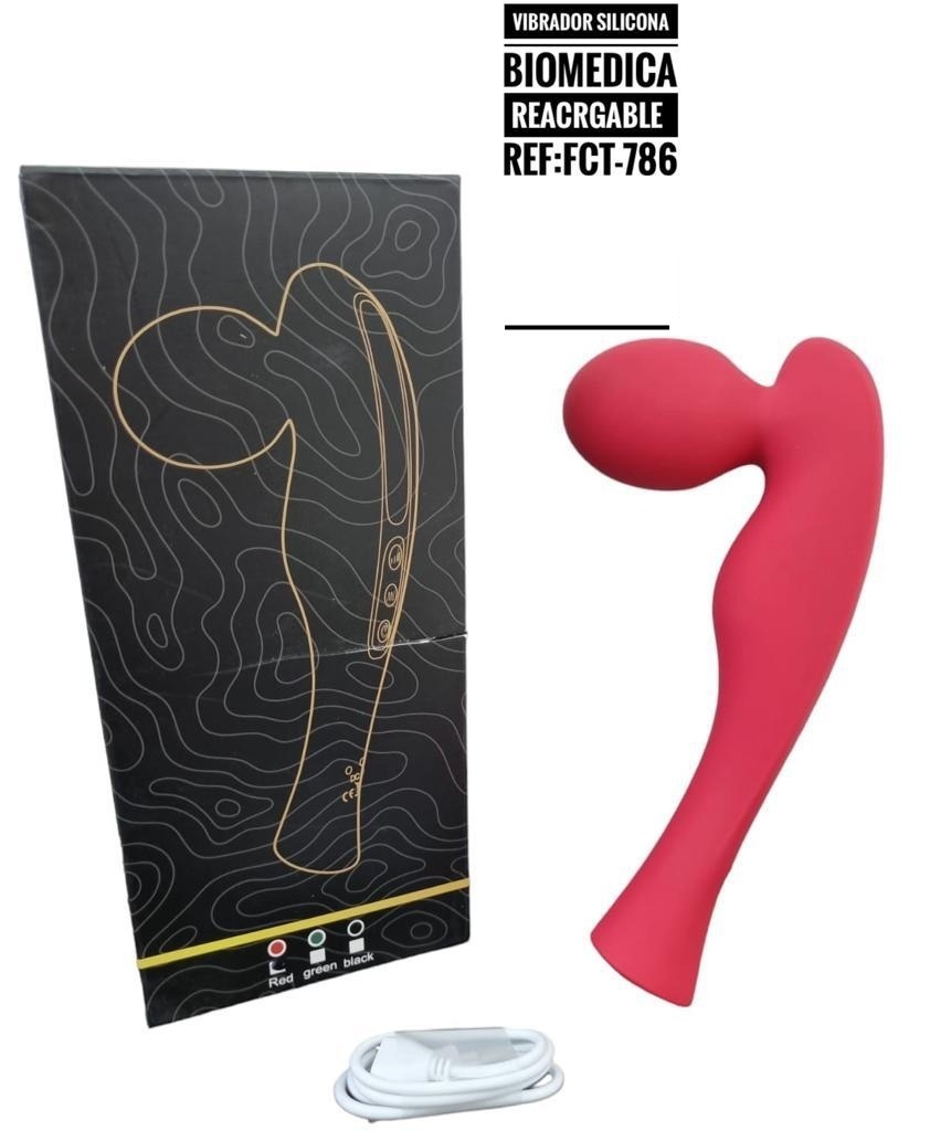Vibrador silicona biomédica recargable