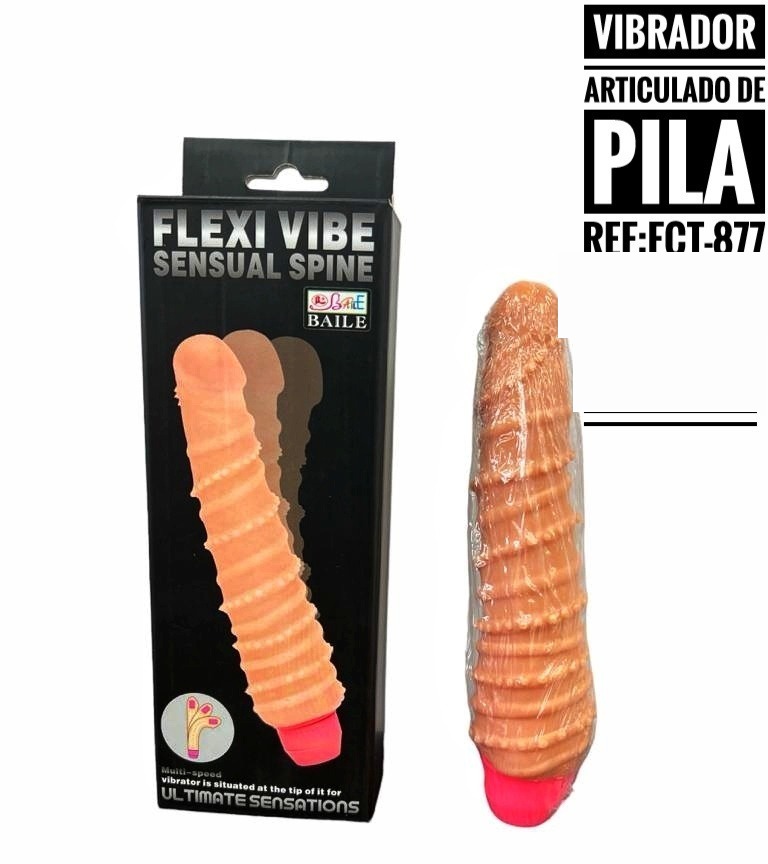 Vibrador articulado de pila