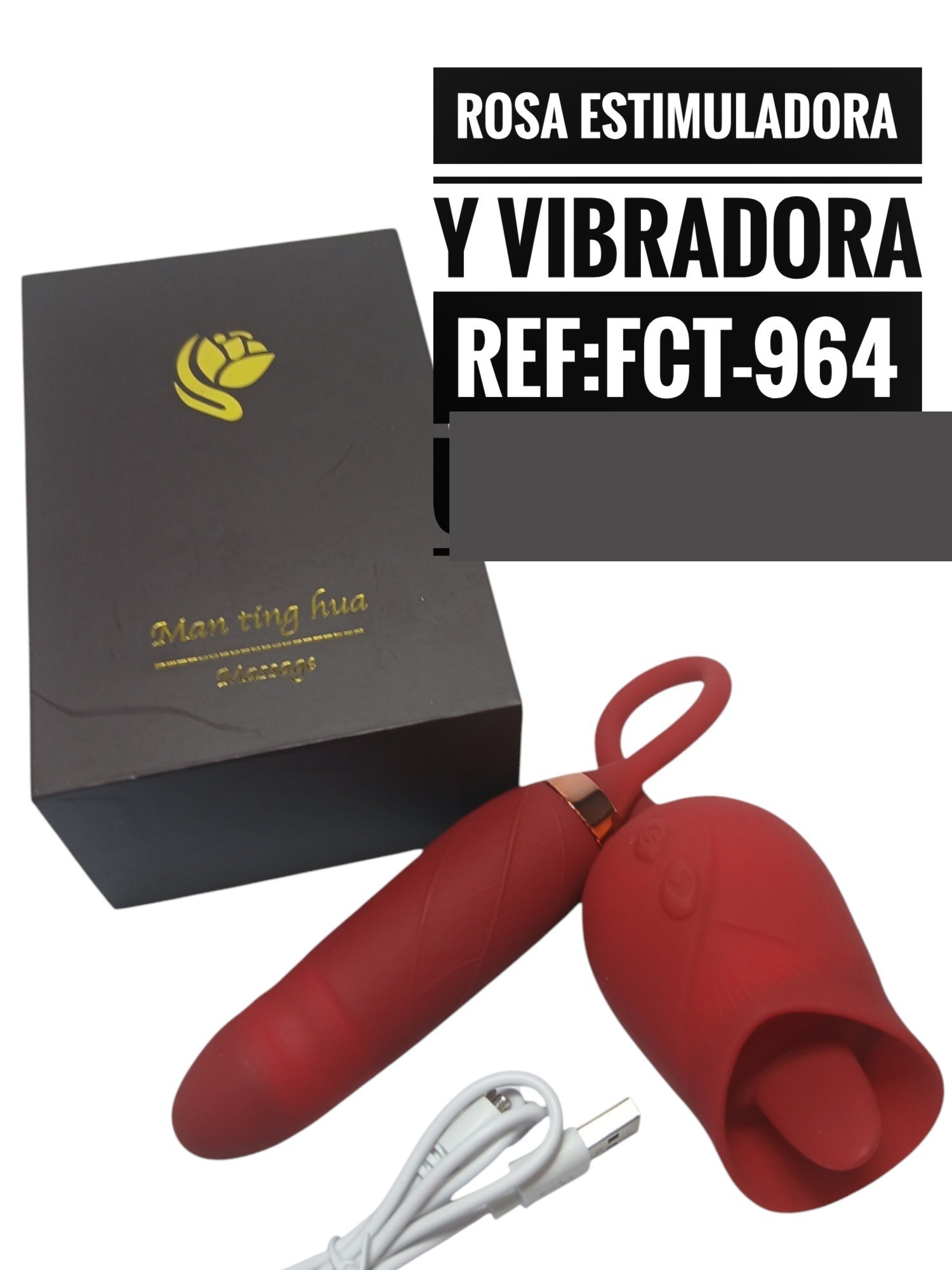 Rosa estimuladora y vibradora