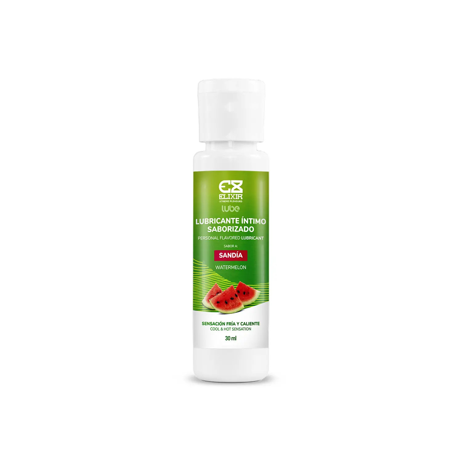 Lubricante Saborizado Sensación Caliente x 30 ml Elixir — foto 2