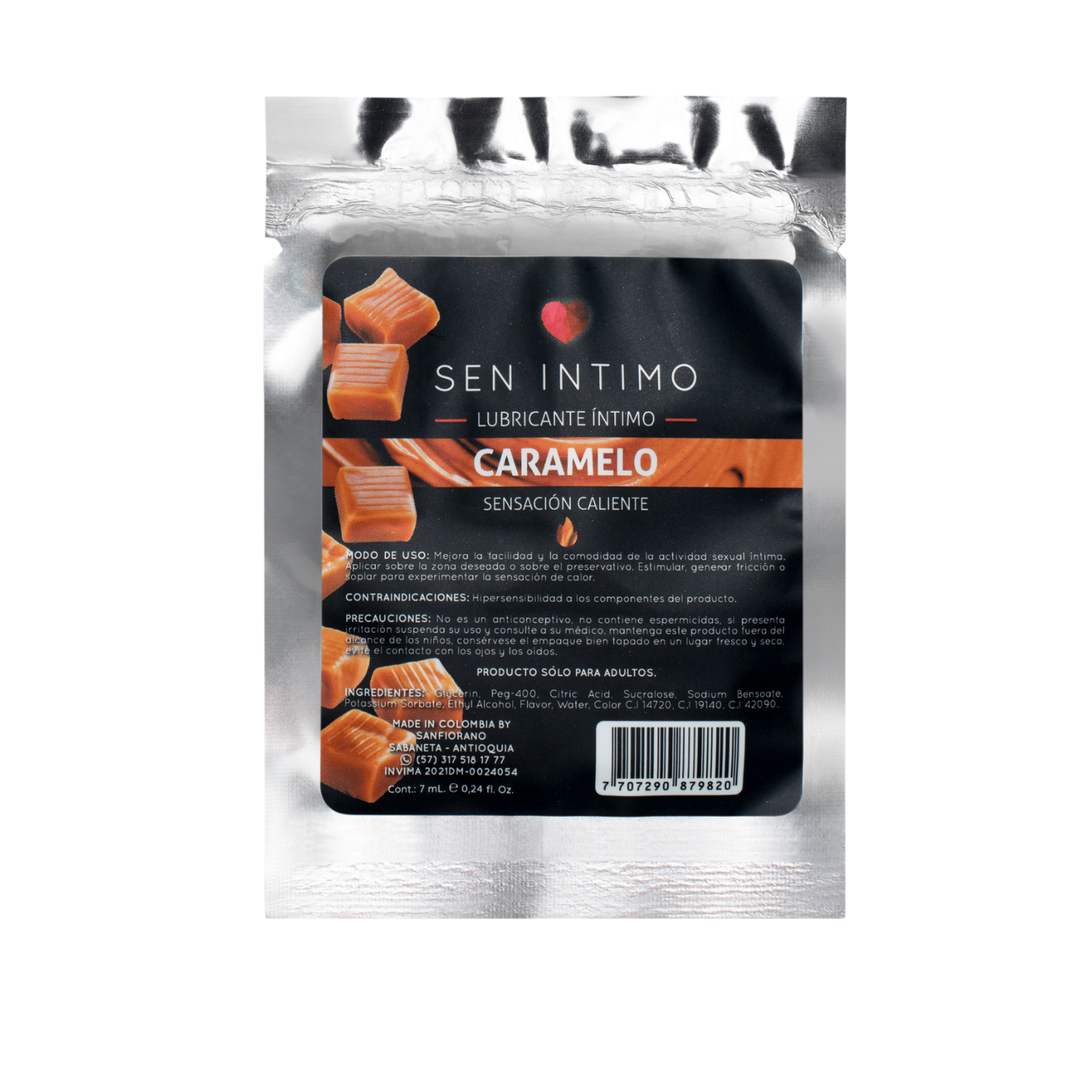 Lubricante íntimo sen caliente x 7 ml