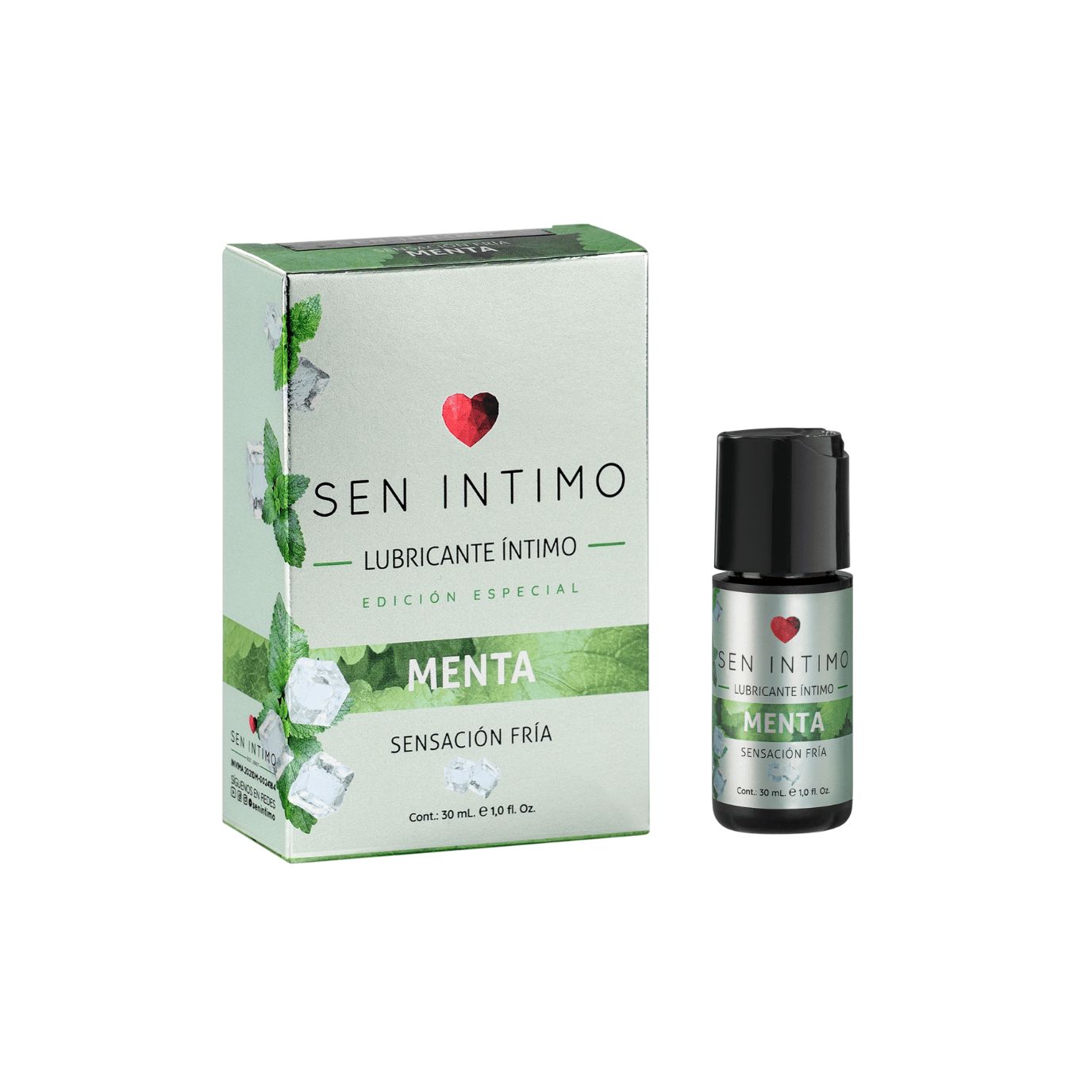 Lubricante Íntimo Menta Fría sen 30 ml