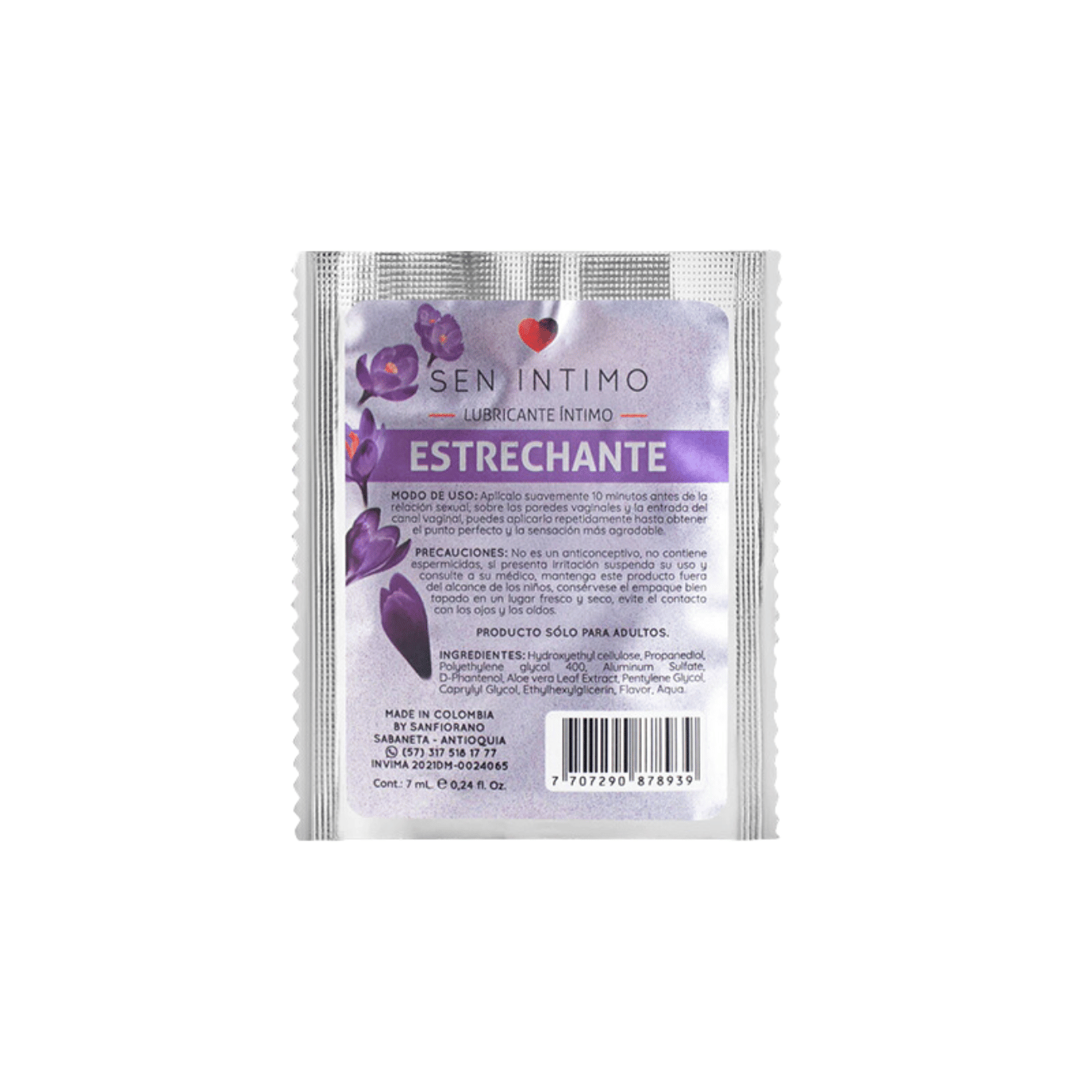 Lubricante íntimo estrechante x7ML — foto 1