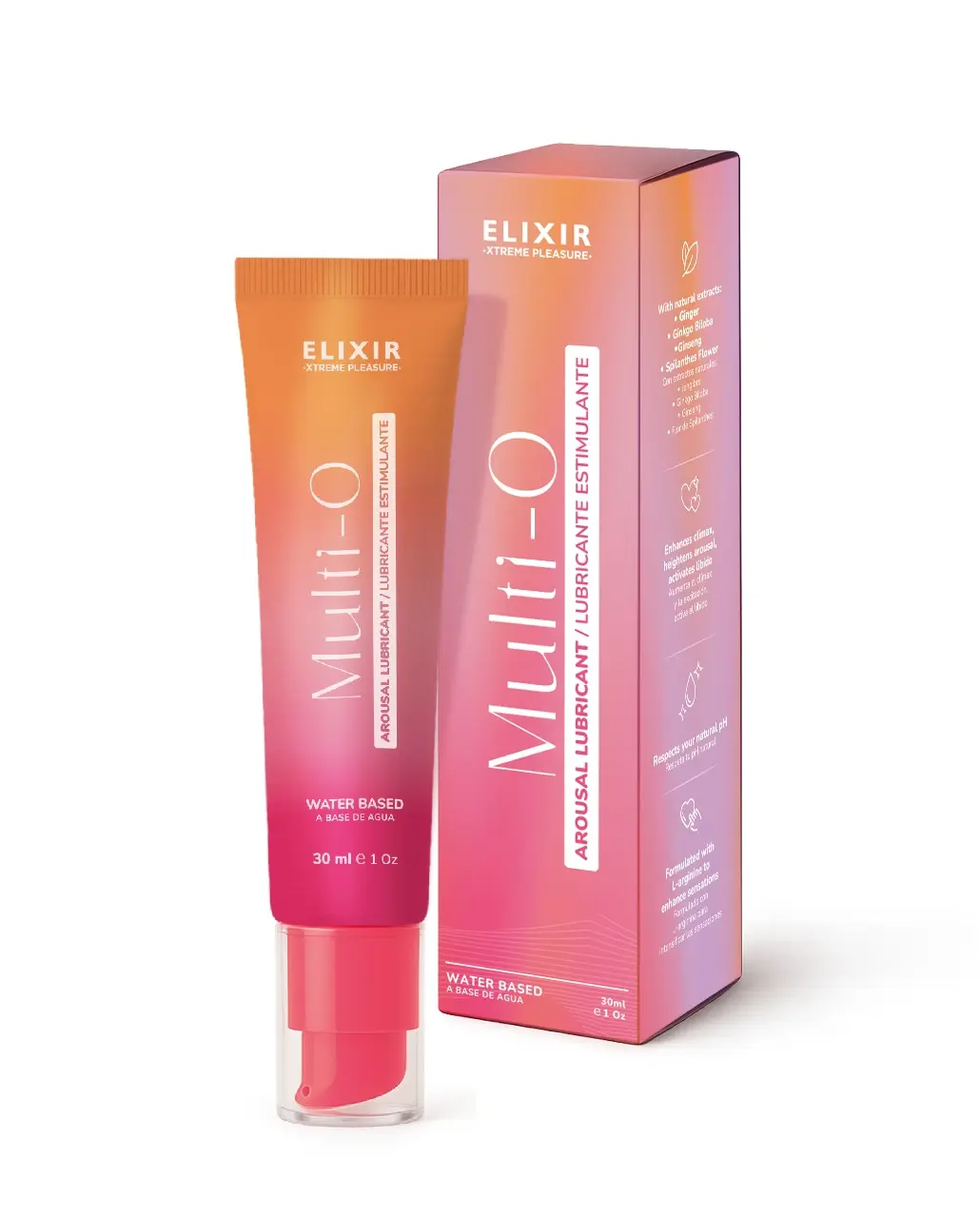 Gel Lubricante Íntimo Multi O Elixir x 30 ml