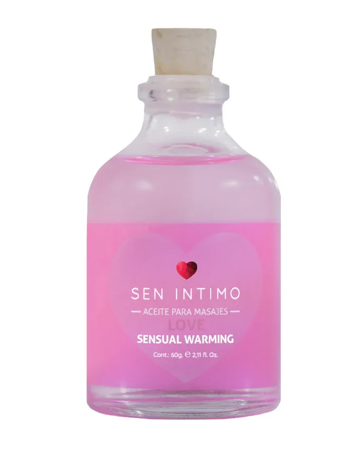 Aceite para masajes sensual warming love — foto 1