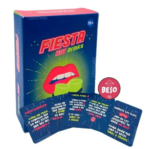 Juego de Cartas Fiesta Hot Drink