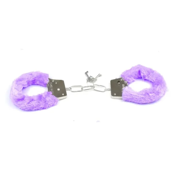 Esposas Sencillas Terciopelo_Morado Esposas sencillas terciopelo