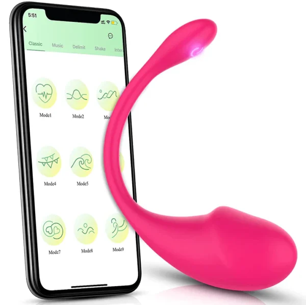 Huevo Vibrador APP-2 Huevo vibrador tipo webcam con App