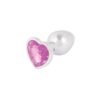 Plug anal metálico corazón Talla M