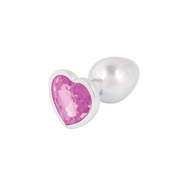 Plug anal metálico corazón Talla M