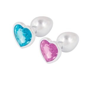 Plug anal metálico corazón Talla M