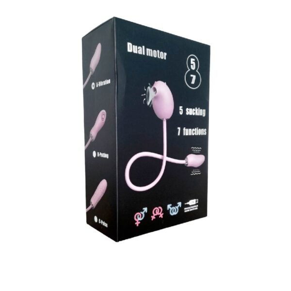 Huevo vibrador dual suckfun